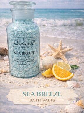 Jaxwell Sea Breeze Bath Salt - Light Aqua